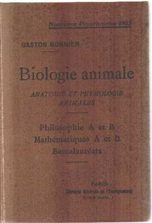 Biologie animale / philosophie et mathematiques