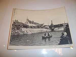 Imagen del vendedor de PHOTOGRAPHIE ORIGINALE DE CALAIS : Course aux Canards - 1910- a la venta por Librairie Guimard