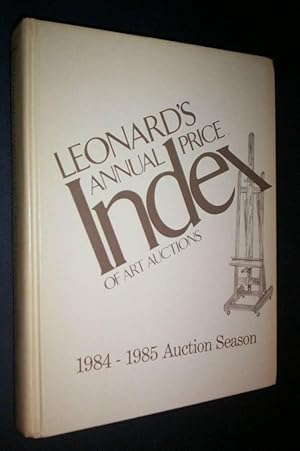 Leonard's ANNUAL Price Index of Art Auctions, Volume #5.