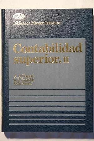 Imagen del vendedor de Contabilidad Superior. II a la venta por NOMBELA LIBROS USADOS