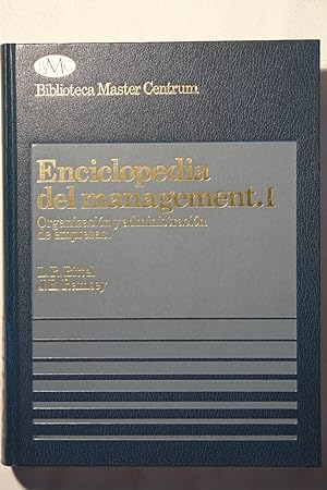 Imagen del vendedor de Enciclopedia del management I. Organizacin y administracin de empresas. a la venta por NOMBELA LIBROS USADOS