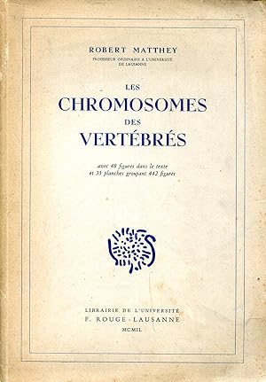 Immagine del venditore per Les chromosomes des vertbrs venduto da Sylvain Par
