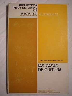 Imagen del vendedor de Las Casas de Cultura a la venta por Librera Antonio Azorn