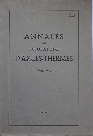 Annales du Laboratoire d'Ax-les-Thermes Numéro 2: 1936