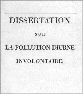 Dissertation sur la pollution diurne involontaire. Traduite du latin et augmentée de notes par Et...