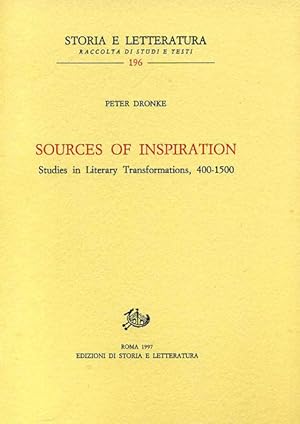 Immagine del venditore per Sources of Inspiration. Studies in Literary transformations, 400-1500. venduto da FIRENZELIBRI SRL