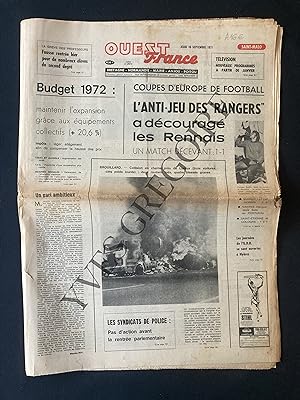 OUEST FRANCE-JEUDI 16 SEPTEMBRE 1971