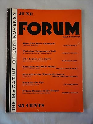 Imagen del vendedor de Forum and Century The Magazine of Controversy, Vol. LXXXV, No. 6 June, 1931 a la venta por WellRead Books A.B.A.A.