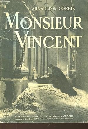 Imagen del vendedor de MONSIEUR VINCENT a la venta por Le-Livre