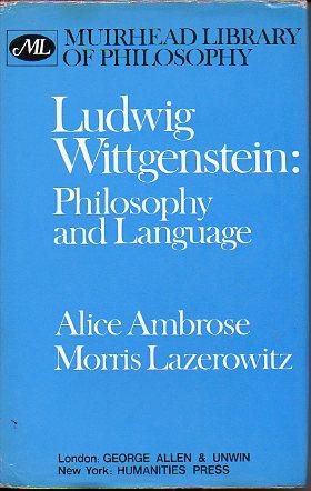 Seller image for LUDWIG WITTGENSTEIN: PHILOSOPHY AND LANGUAGE. for sale by angeles sancha libros