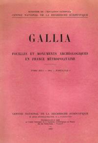 Imagen del vendedor de Le Baptistre Saint-Jean De Poitiers in GALLIA , Fouilles et Monuments Archologiques En France Mtropolitaine . Tome XXII - 1964 - Fascicule 1 a la venta por Au vert paradis du livre