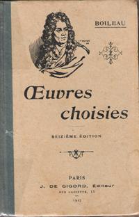 Image du vendeur pour Oeuvres Choisies Annotes Par M. l'Abb J.C. mis en vente par Au vert paradis du livre