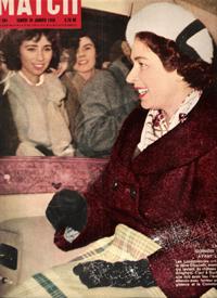 Paris Match N° 564 . Samedi 30 Janvier 1960 . Le Procès Jaccoud . La Dernière Photo de La Reine a...