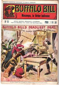Seller image for Masampa , La Reine Indienne . N 111. Buffalo Bill's Deadliest Deal or the Doomed Desperadoes of Satan's Mine for sale by Au vert paradis du livre
