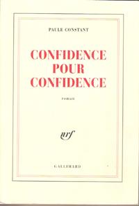 Image du vendeur pour Confidence Pour Confidence mis en vente par Au vert paradis du livre