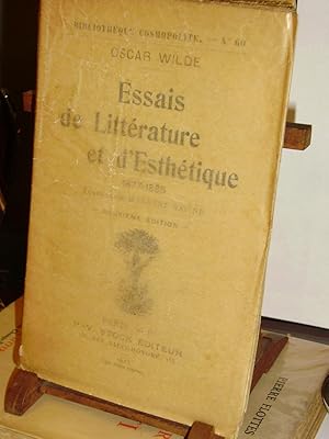 Essais De Llittérature et d'Esthétique 1877-1885 2eme Édition