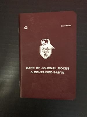 Care of Journal Boxes & Contained Parts