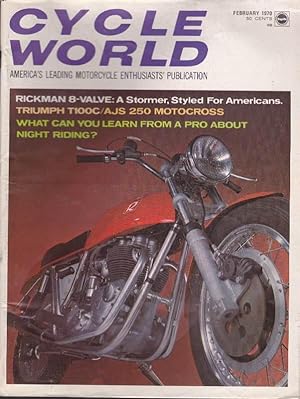 Cycle World: America's Leading Motorcycle Enthusiasts' Publication Vol 9, No 2; February 1970