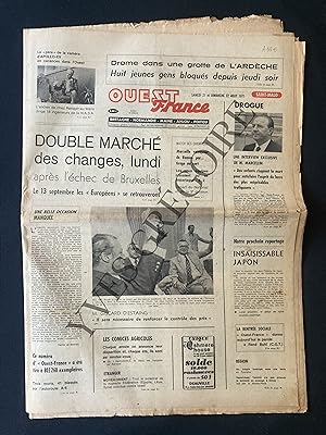 OUEST FRANCE-SAMEDI 21 ET DIMANCHE 22 AOUT 1971