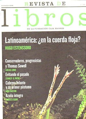 Seller image for REVISTA DE LIBROS. N 144. Hugo Estenssoro: Latinoamrica en la cuerda floja. Alfonso Garca Surez: Ellos, los pragmatistas. Luis M. Linde: Thomas Sowell y las visiones polticas de los occidentales. Luis lvarez-Gaum: El LHC, un moderno Prometeo. ngeles Egido Len: Manuel Azaa, de nuevo. Justo Navarro: Henry James, el arte o la vida. for sale by angeles sancha libros