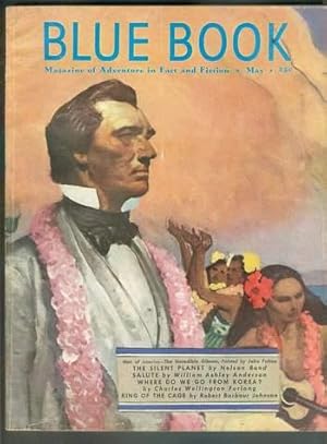 Imagen del vendedor de BLUE BOOK (Pulp Magazine) May 1951 >> "Men of America" Theme covers; WALTER MURRAY GIBSON (Island Story Petrel -- Adventurer tried to form United Indonesia & to move Mormons to Hawaii) Wraparound Painted Cover. a la venta por Comic World