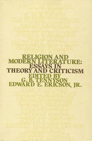 Imagen del vendedor de Religion And Modern Literature: Essays In Theory And Criticism a la venta por Kenneth A. Himber