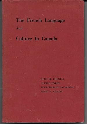 Imagen del vendedor de The French Language and Culture in Canada a la venta por Hockley Books