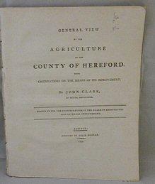 Image du vendeur pour General View of the Agriculture of the County of Hereford. with Observations on the Means of Its Improvement mis en vente par Hereward Books