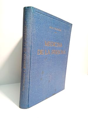 Bild des Verkufers fr Medicina de la persona / Traduccin de la 7 Ed. Suiza, por Juan de Benavent; prlogo del Dr. Georges Bickel zum Verkauf von Librera Miguel Miranda