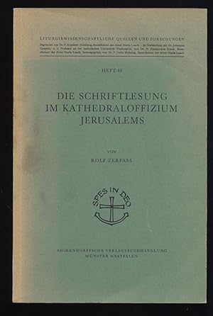 Die Schriftlesung im Kathedraloffizium Jerusalems.