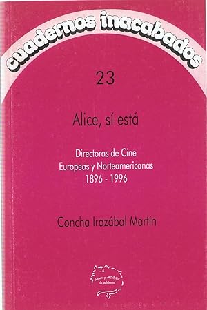 Imagen del vendedor de ALICE, S EST. Directoras de Cine Europeas y Norteamericanas 1896  1996 a la venta por Librera Torren de Rueda