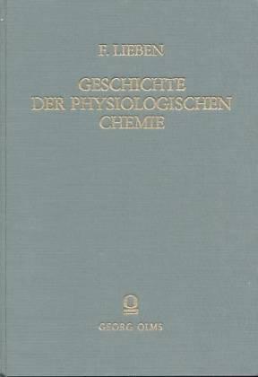 Geschichte der physiologischen Chemie