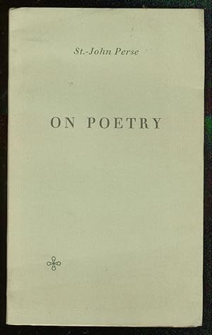 Image du vendeur pour On Poetry mis en vente par Between the Covers-Rare Books, Inc. ABAA