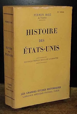 Imagen del vendedor de HISTOIRE DES ETATS-UNIS a la venta por Livres 113