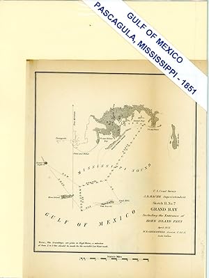 Image du vendeur pour GRAND BAY INCLUDING THE ENTRANCE OF HORN ISLAND PASS mis en vente par Frey Fine Books