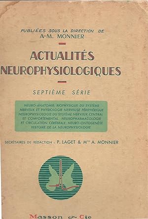 Seller image for Actualits neurophysiologiques - septime srie for sale by Pare Yannick