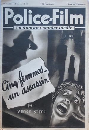 Cinq femmes. Un assassin - Police-Film n°2 du 6-5-38