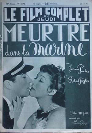 Seller image for MEURTRE DANS LA MARINE : Le Film Complet du Jeudi n1878 du 26-11-1936 for sale by Bouquinerie L'Ivre Livre