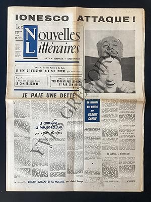 LES NOUVELLES LITTERAIRES-N°2005-3 FEVRIER 1966