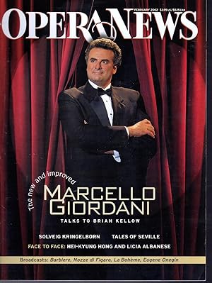Imagen del vendedor de Opera News: Volume 66, No. 8: February, 2002 a la venta por Dorley House Books, Inc.