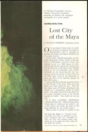 Seller image for Dzibilchaltun: Lost City of the Maya and Up from the Well of Time for sale by The Book Collector, Inc. ABAA, ILAB
