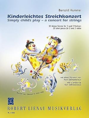 Bild des Verkufers fr Kinderleichtes Streichkonzert, für 2-3 Violinen, Spielpartitur : 20 kleine Stücke. Vorw. v. Kurt Sa mannshaus zum Verkauf von AHA-BUCH GmbH