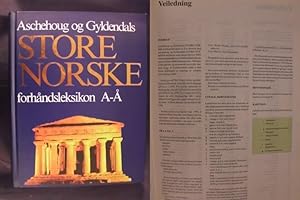 Aschehoug og Gyldendals Store Norske forhandsleksikon A-A (über zweitem A ein Kreis)