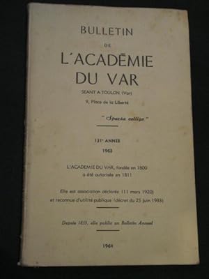 Bulletin de l'académie du Var. 1963