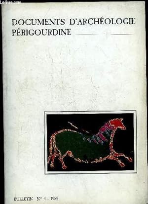 Image du vendeur pour DOCUMENTS D'ARCHEOLOGIE PERIGOURDINE - BULLETIN N 4 - PRHISTOIREJ. et G. GUICHARD et A. MORALA : Rmanence de la technique levallois au PalolithiqueSuprieur ancien. Deux sites du Bergeracois : Canaule I et Troche (Creysse)J. et G. GUICHARD : mis en vente par Le-Livre