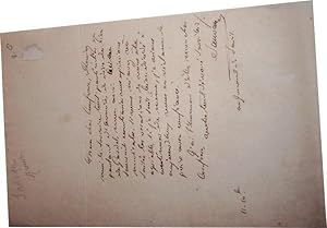 Lettre autographe signée de Jean Baptiste Balthazar Sauvan adressée à Castil-Blaze (Joseph Blaze,...