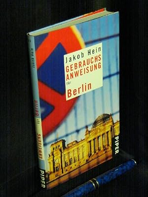 Bild des Verkufers fr Gebrauchsanweisung fr Berlin - zum Verkauf von Erlbachbuch Antiquariat