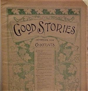 Imagen del vendedor de Good Stories Magazine, Volume XXIX, No. 6, September, 1912 a la venta por Legacy Books II