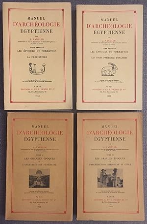 Manuel d'archéologie égyptienne. Complete in 11 volumes. Tome I: Les époques de formation. 1: La ...