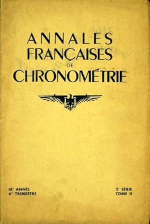 Annales françaises de chronométrie. 4ème trimestre 1948.
